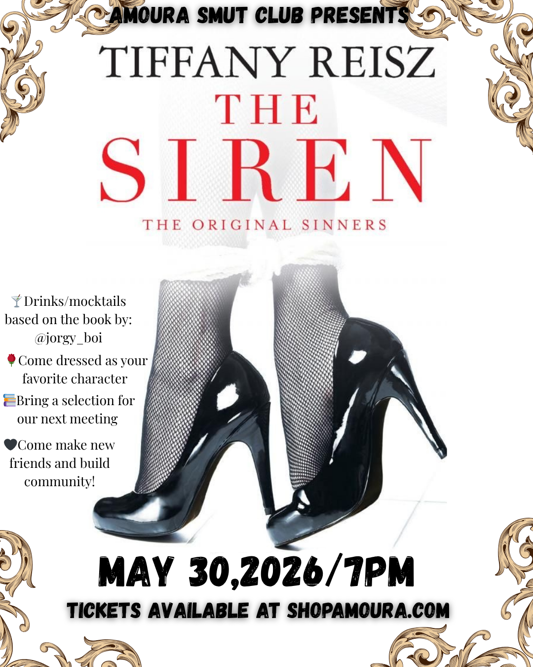 Amoura Smut Club Presents: The Siren by Tiffany Reisz