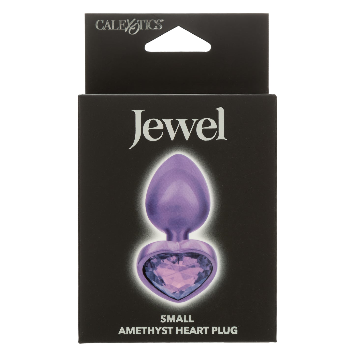 Jewel Small Amethyst Heart Plug