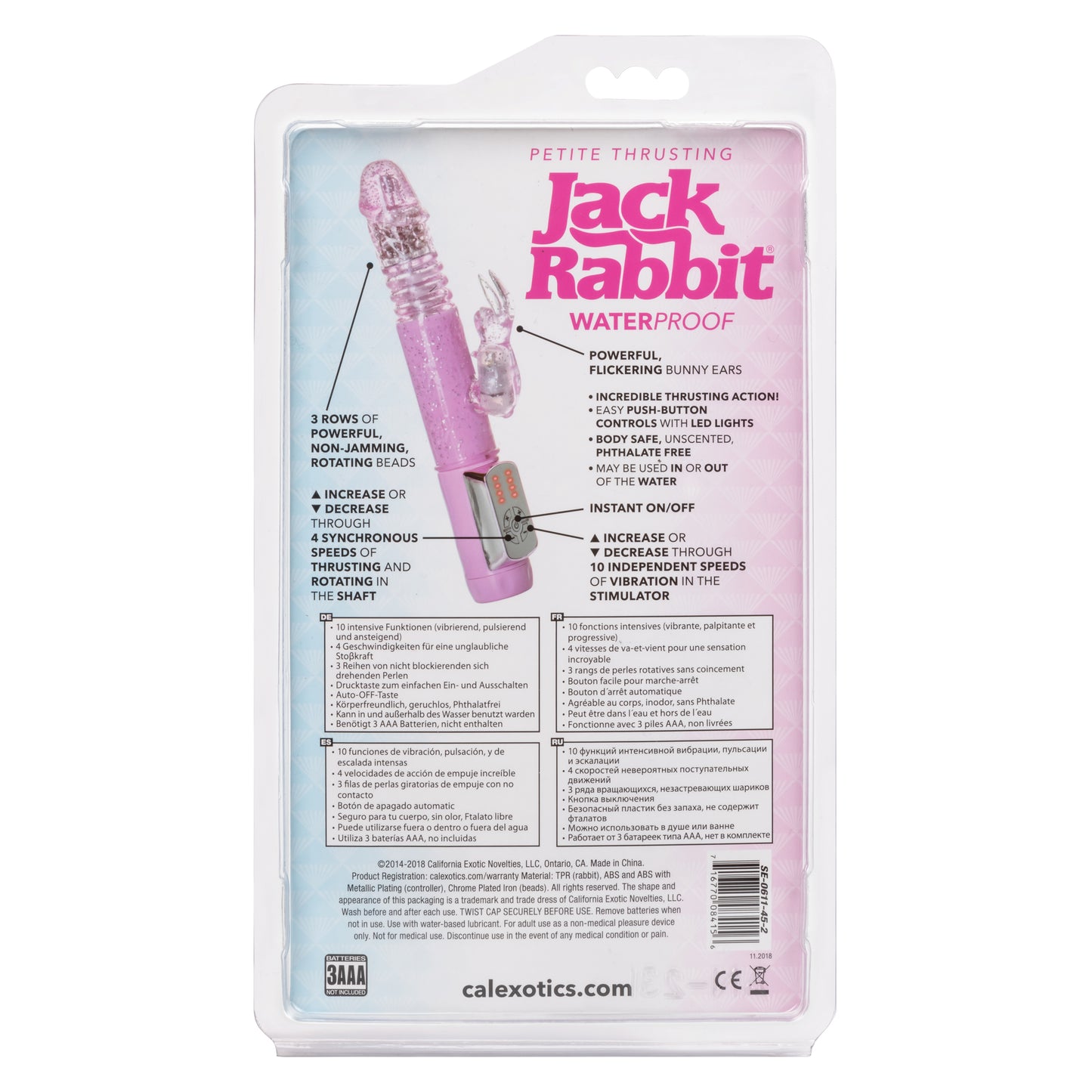 Jack Rabbit® Petite Thrusting Jack Rabbit® - Pink