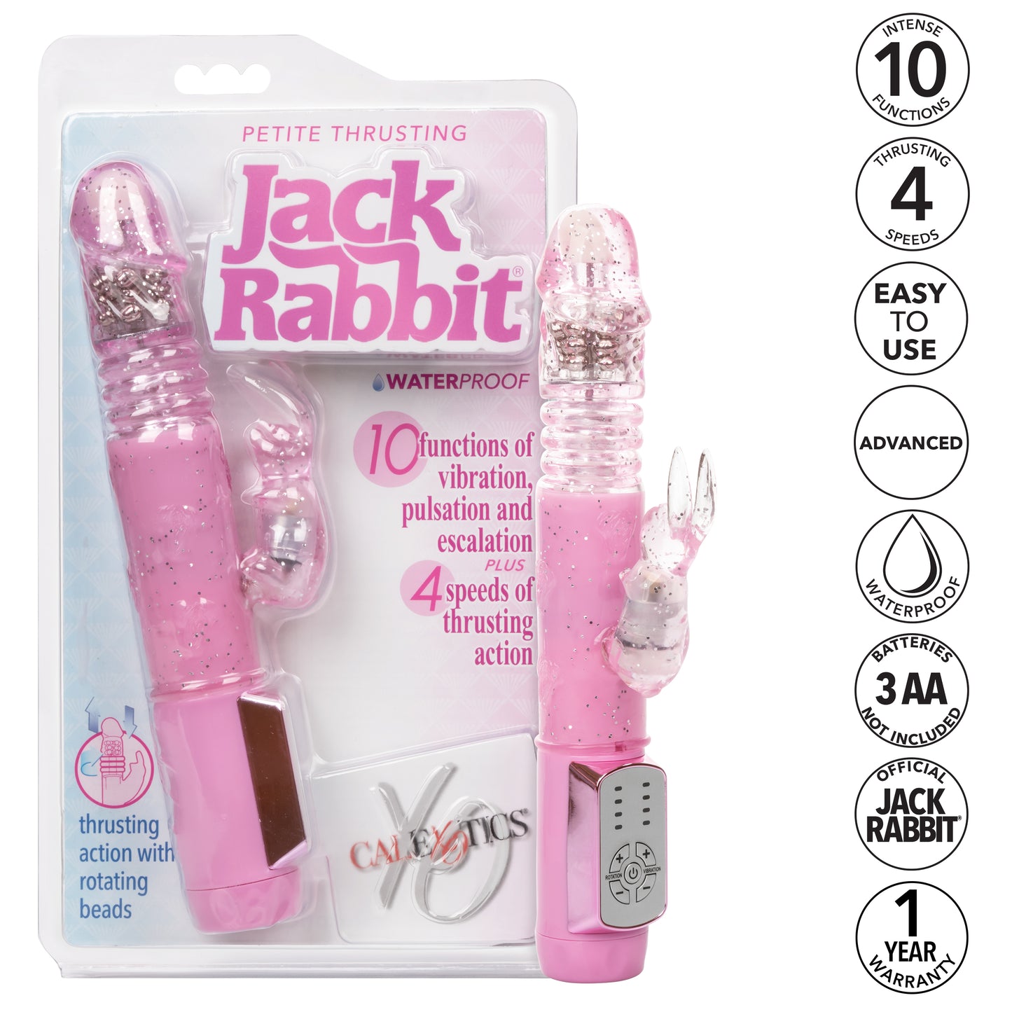 Jack Rabbit® Petite Thrusting Jack Rabbit® - Pink
