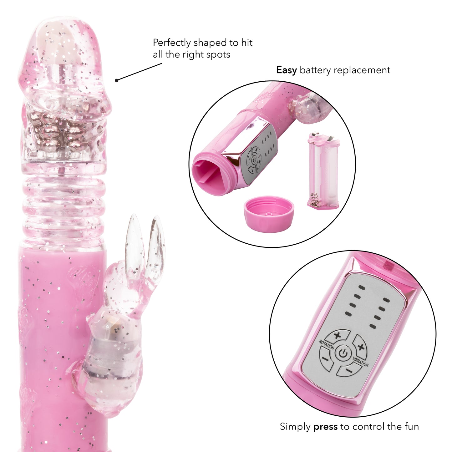Jack Rabbit® Petite Thrusting Jack Rabbit® - Pink