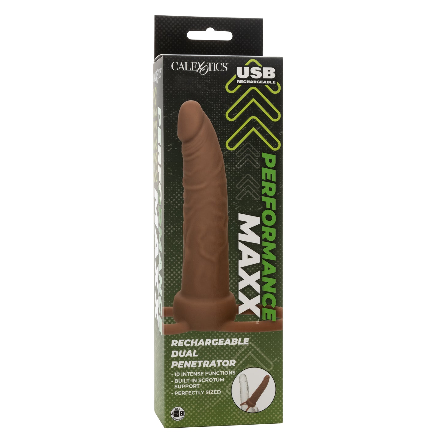 Performance Maxx™ Rechargeable Dual Penetrator - Brown