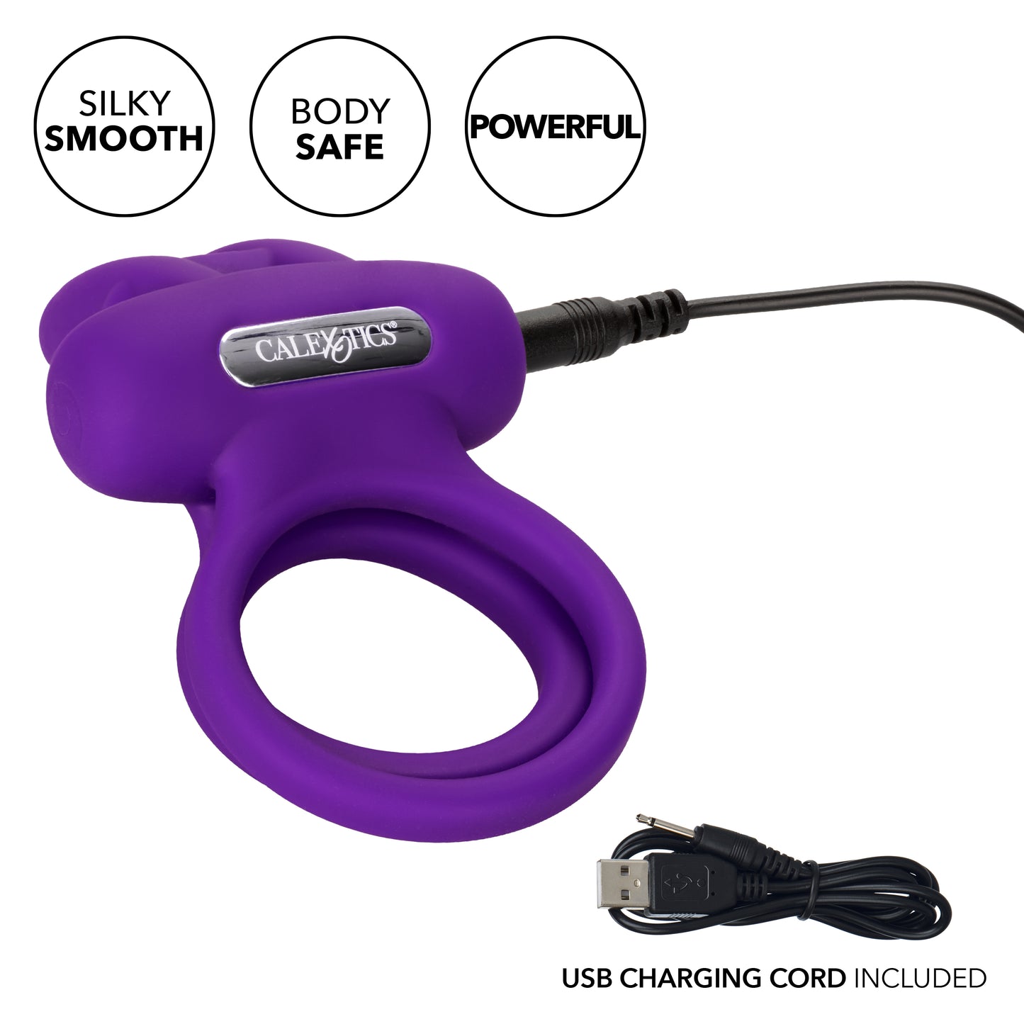 Silicone Rechargeable Dual Rockin’ Rabbit® Enhancer