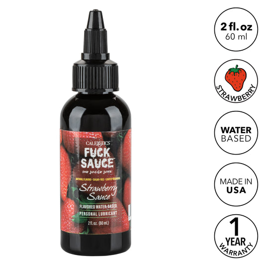 Fuck Sauce™ Flavored Water-Based Personal Lube - Strawberry 2 fl. oz.