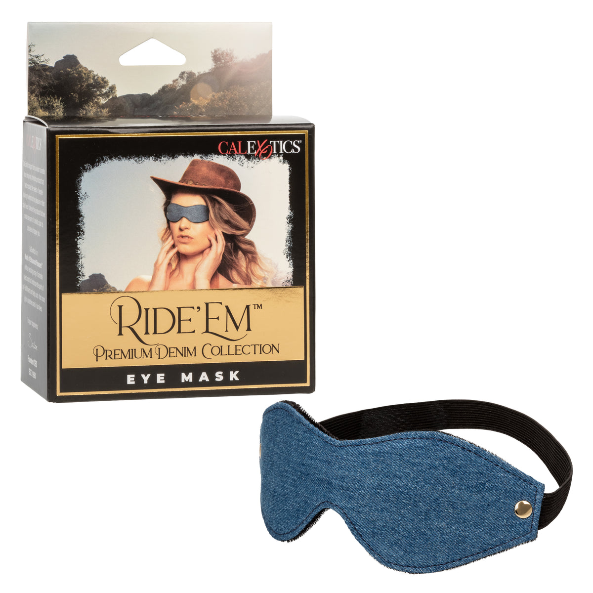 Ride 'em™ Premium Denim Collection Eye Mask