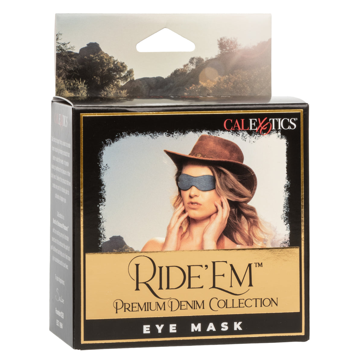 Ride 'em™ Premium Denim Collection Eye Mask