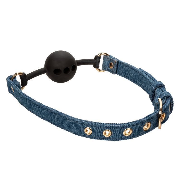 Ride 'em™ Premium Denim Collection Ball Gag