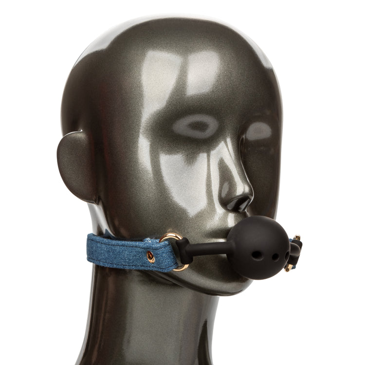Ride 'em™ Premium Denim Collection Ball Gag