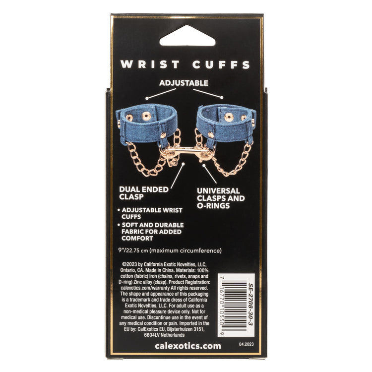 Ride 'em™ Premium Denim Collection Ankle Cuffs