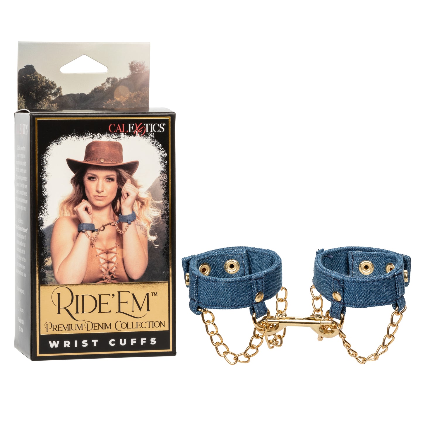 Ride 'em™ Premium Denim Collection Ankle Cuffs