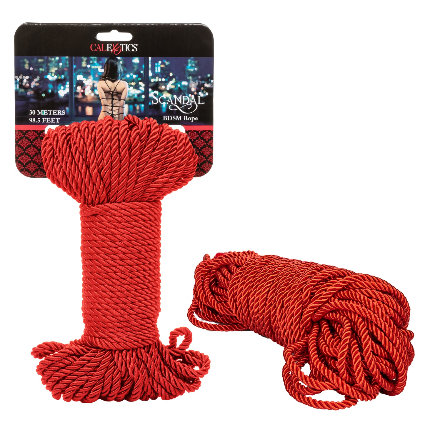 Scandal® BDSM Rope 98.5'/30 m - Red