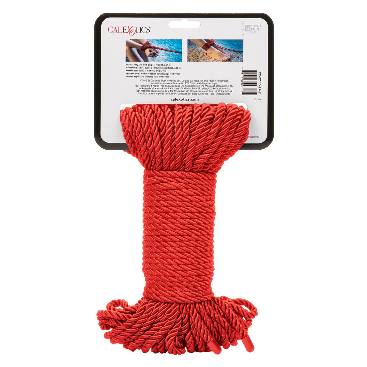 Scandal® BDSM Rope 98.5'/30 m - Red