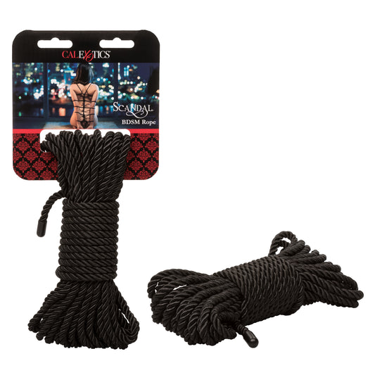 Scandal® BDSM Rope 32.75'/10 m - Black