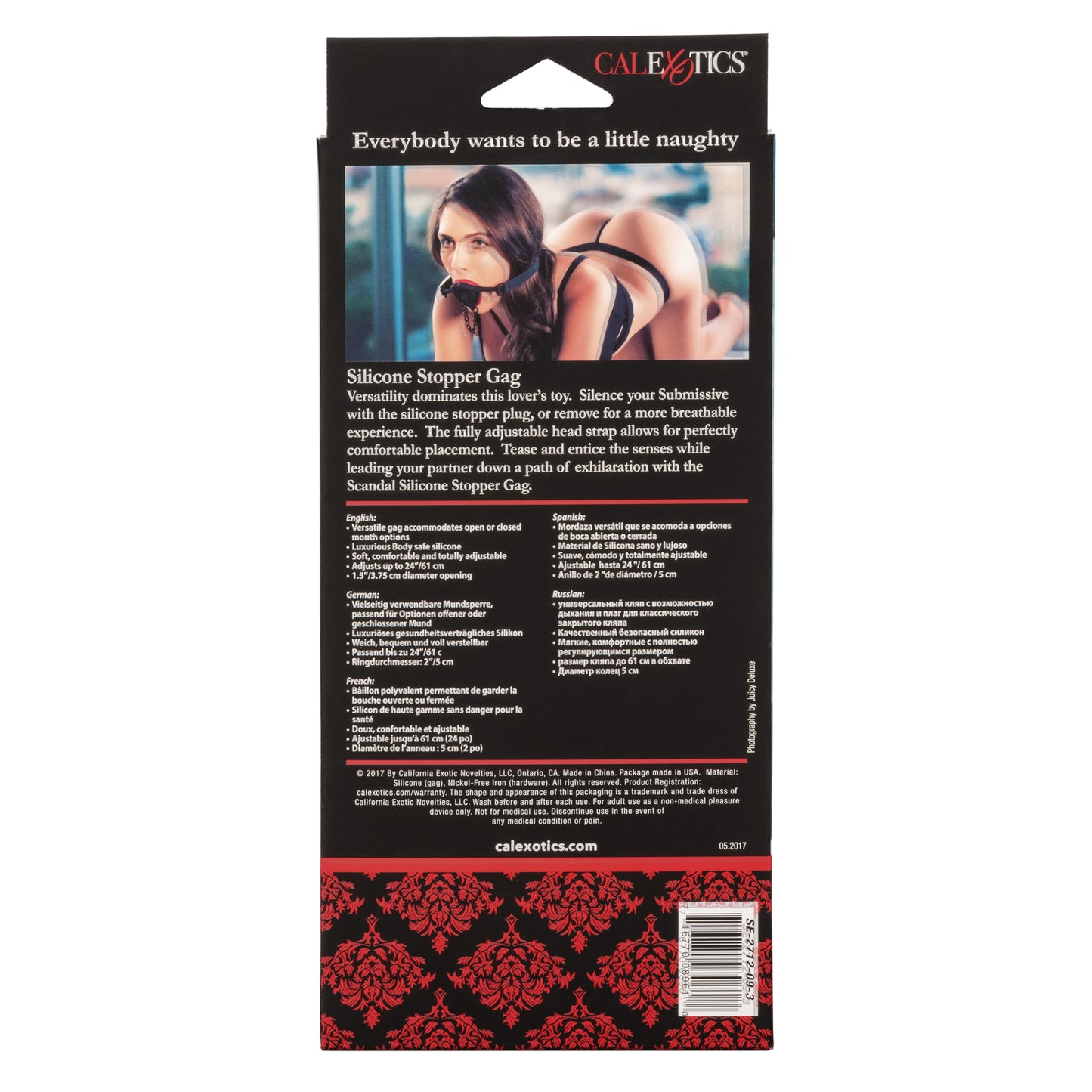 Scandal® Silicone Stopper Gag