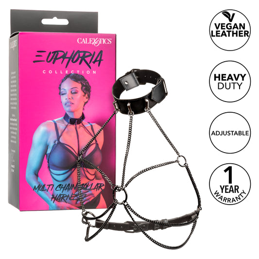 Euphoria Collection Multi Chain Collar Harness