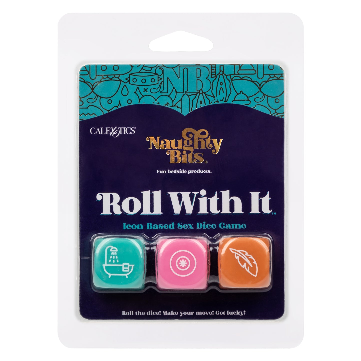 Naughty Bits® Roll With It™  Icon-Based Sex Dice Game