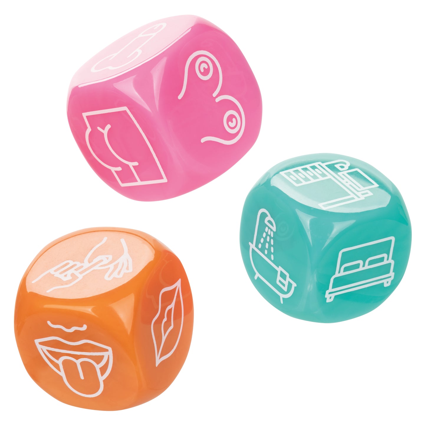 Naughty Bits® Roll With It™  Icon-Based Sex Dice Game