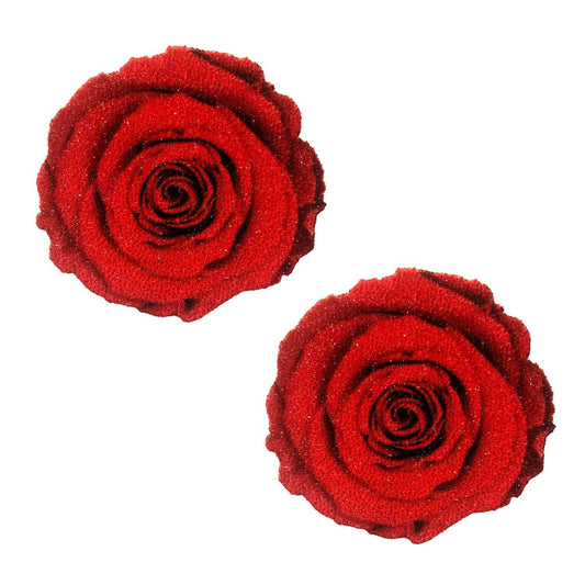 Freaking Awesome Roses Are Red Nipple Cover Pasties: Red / O/S
