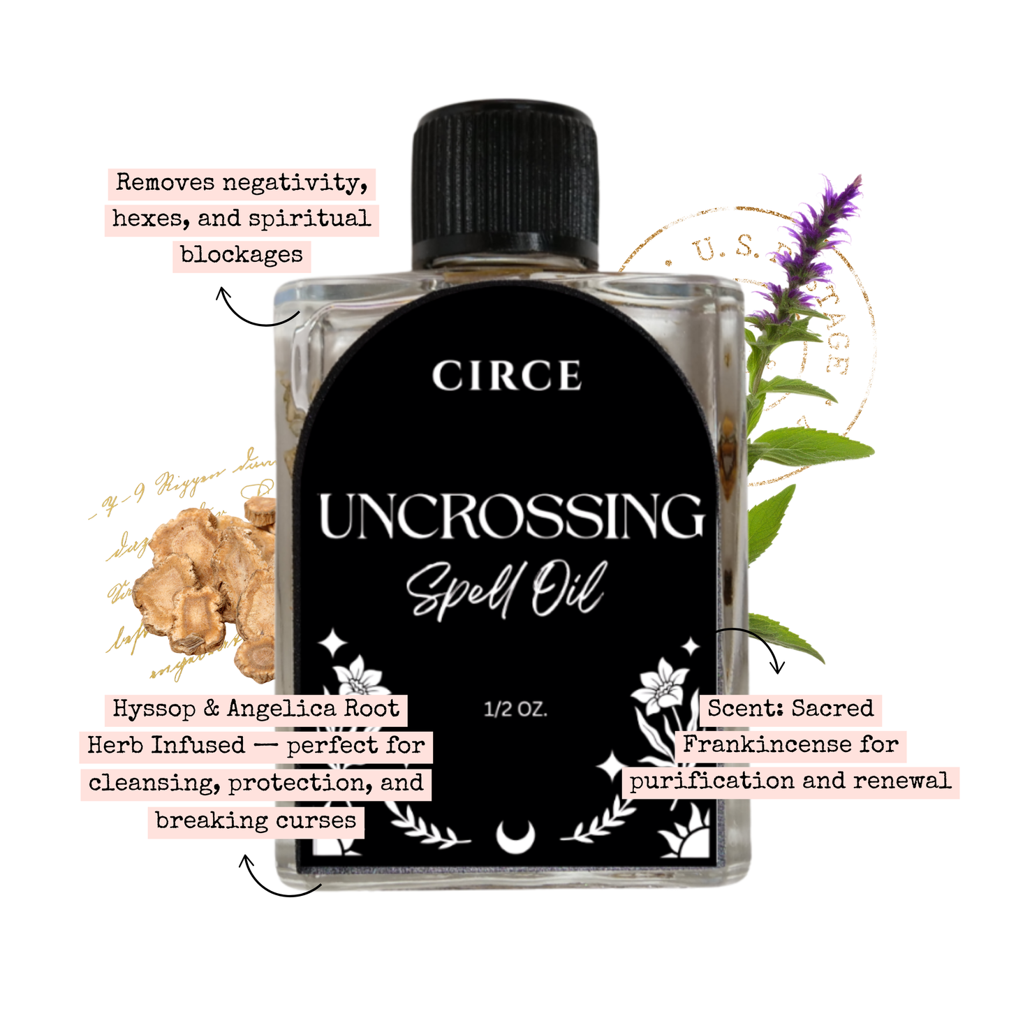 CIRCE Uncrossing Spell Oil 1/2 oz. - Wholesale