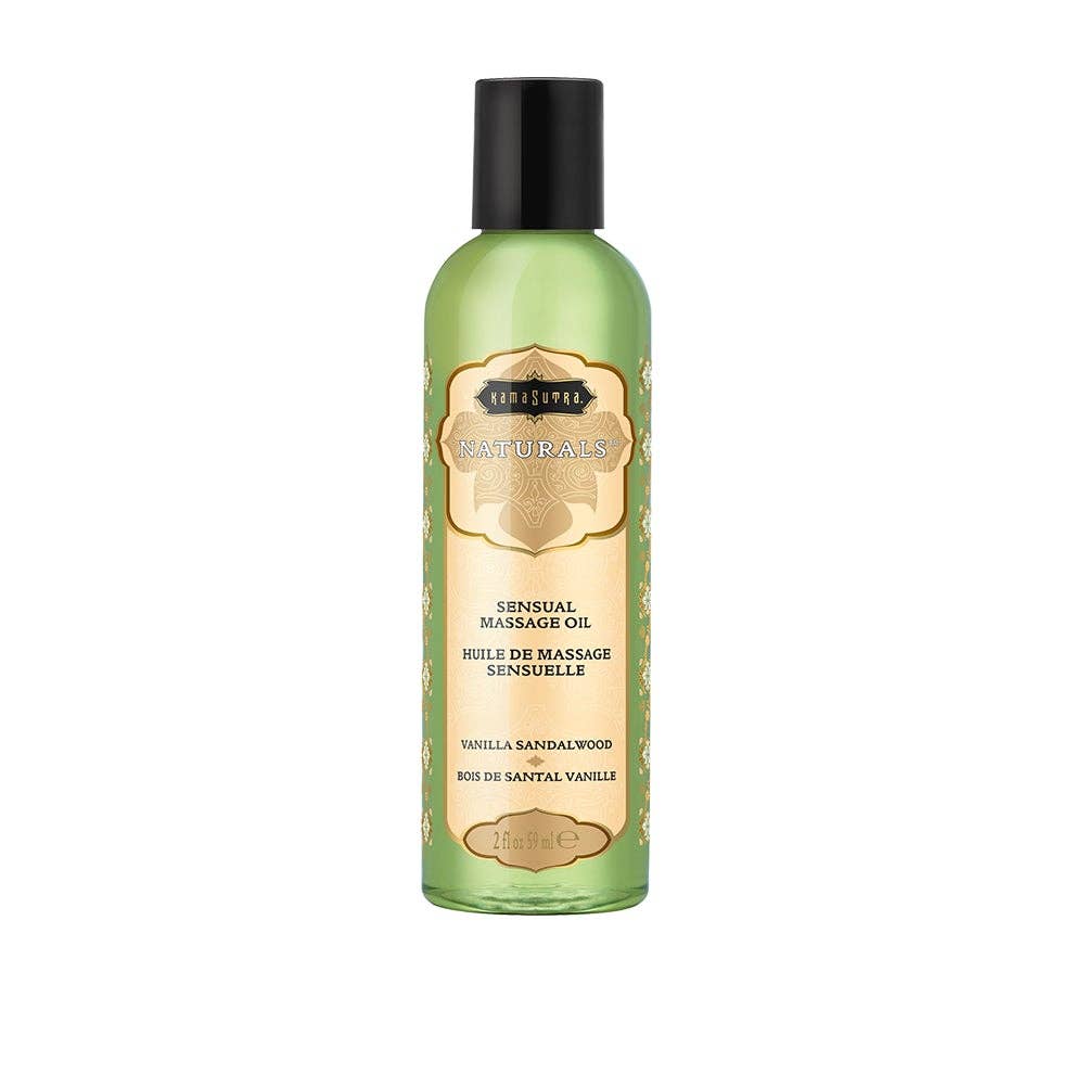 Naturals Massage Oil (2 oz): Vanilla Sandalwood
