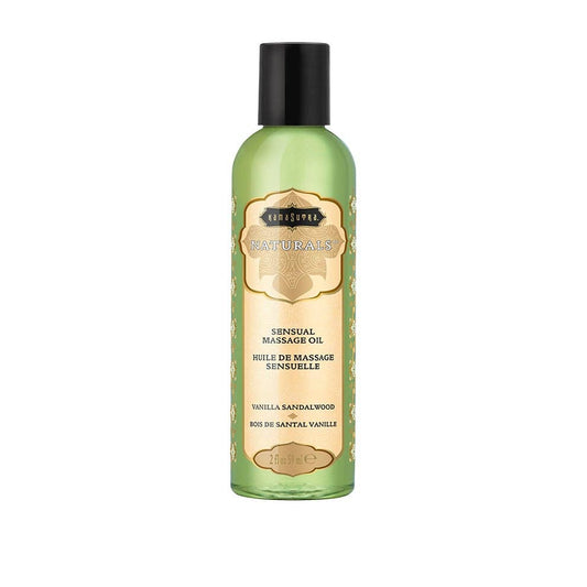 Naturals Massage Oil (2 oz): Vanilla Sandalwood