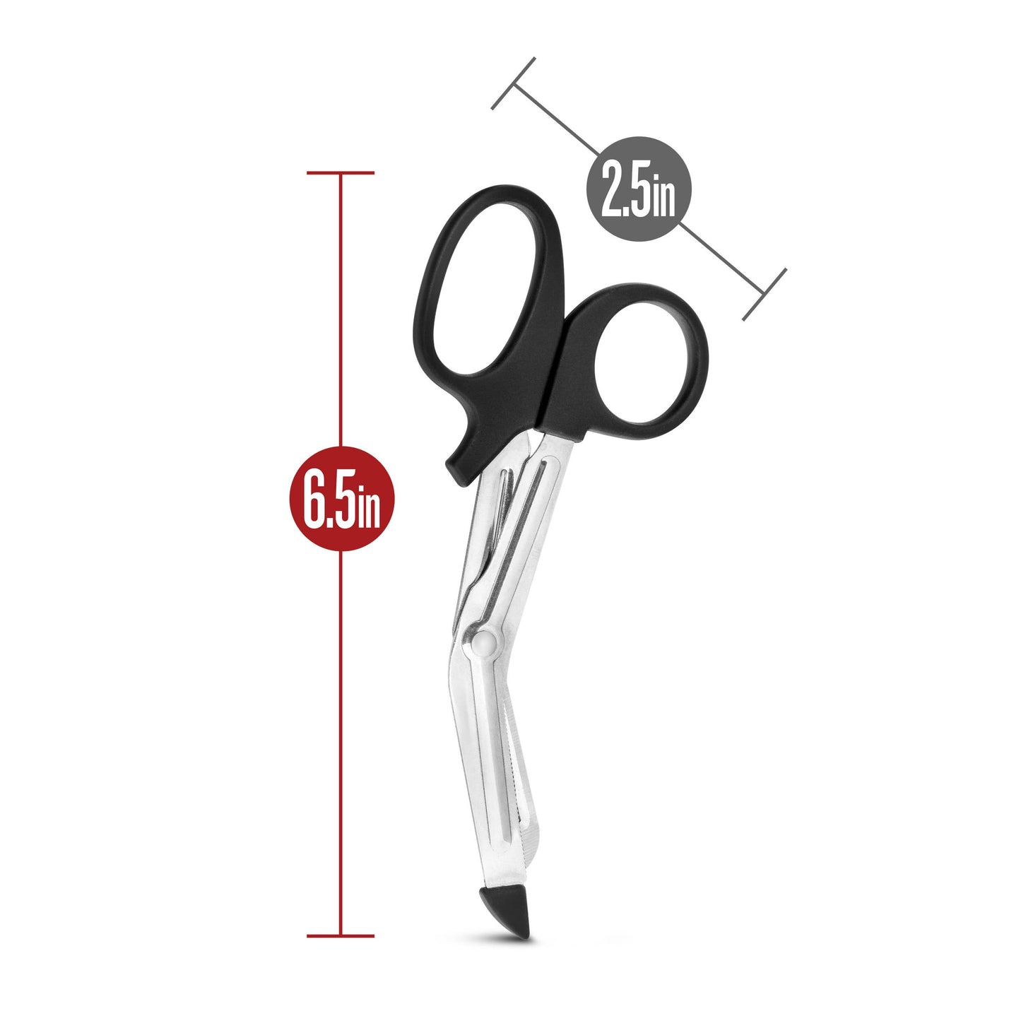 Temptasia - 6.5" Curved Safety Scissors Stainless Steel