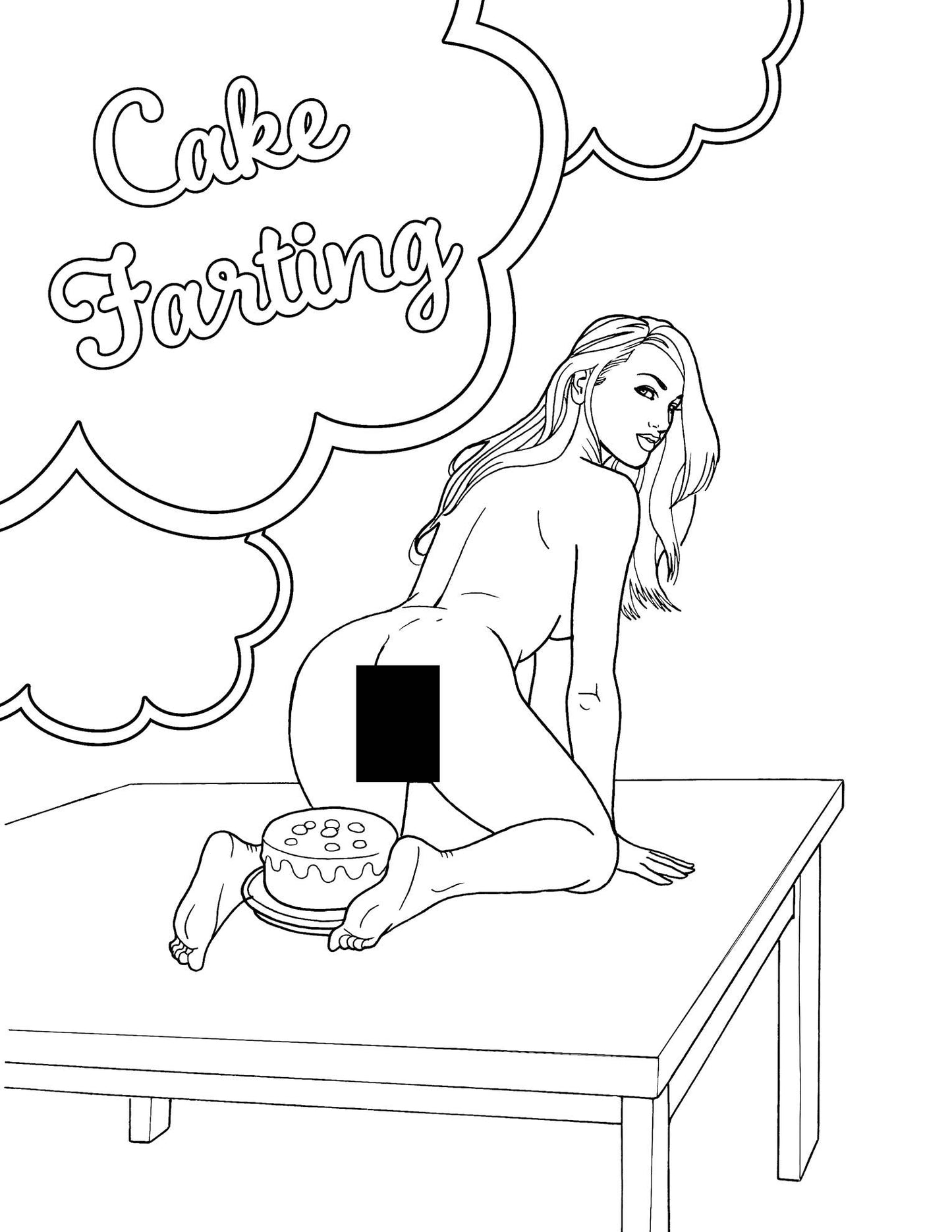 Dirtiest Coloring Book Ever, DSB-001: Aquamarine, Black
