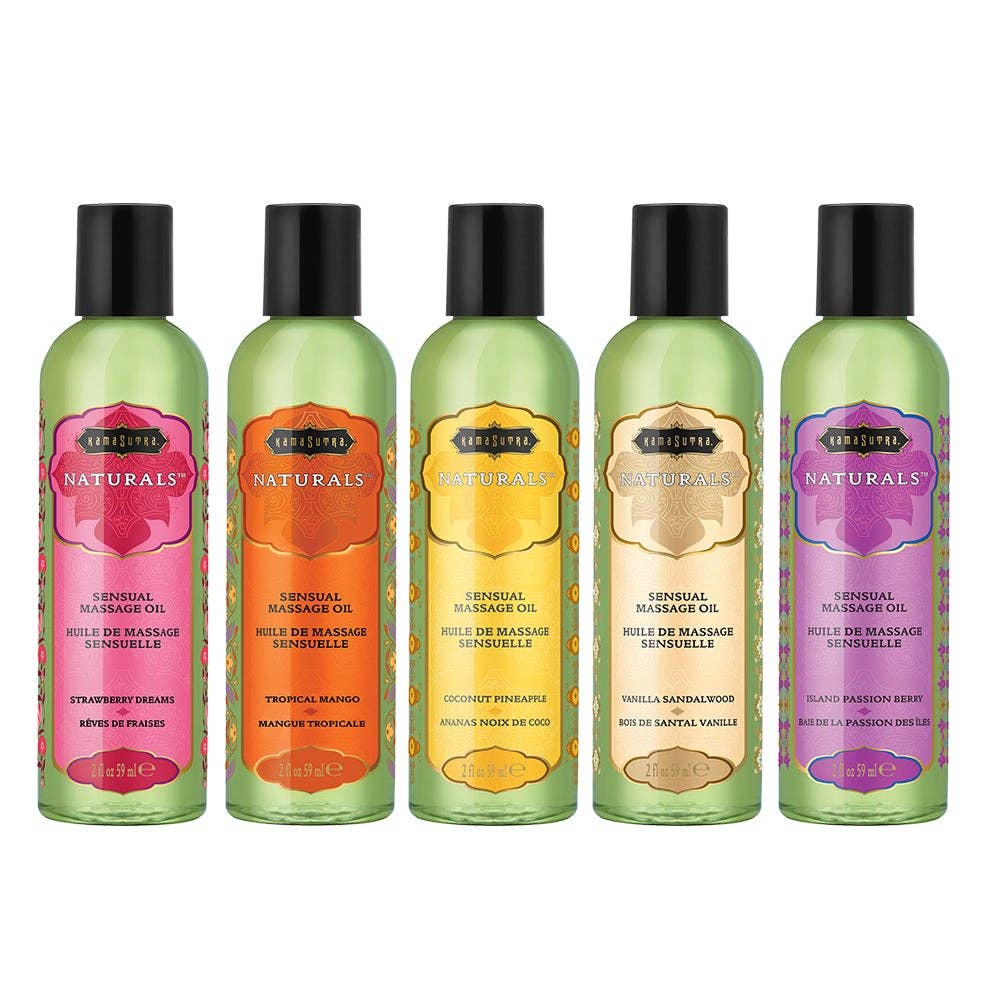 Naturals Massage Oil (2 oz): Vanilla Sandalwood