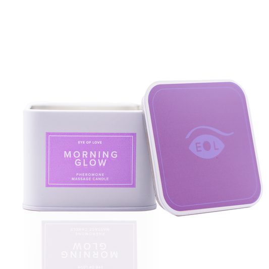 Morning Glow Massage Candle + Free Pheromone Parfum Sample