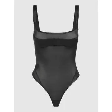 Christa Shimmer Mesh Bodysuit