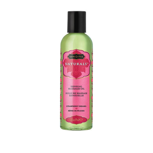 Naturals Massage Oil (2 oz): Strawberry Dreams