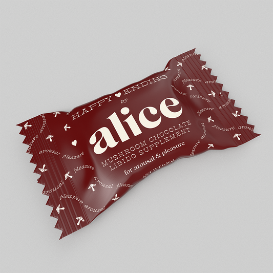 Happy Ending Singles - mushroom chocolate for wellness