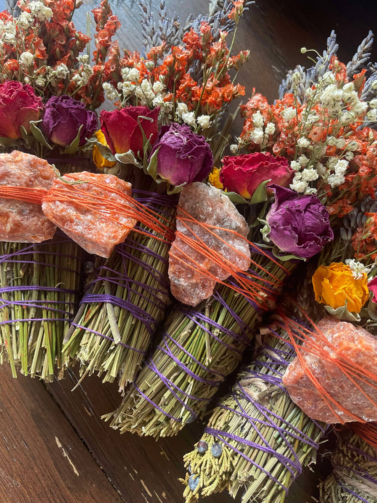 Sunstone Smudge Stick, Cedar and Lavender Smoke Cleansing Wa