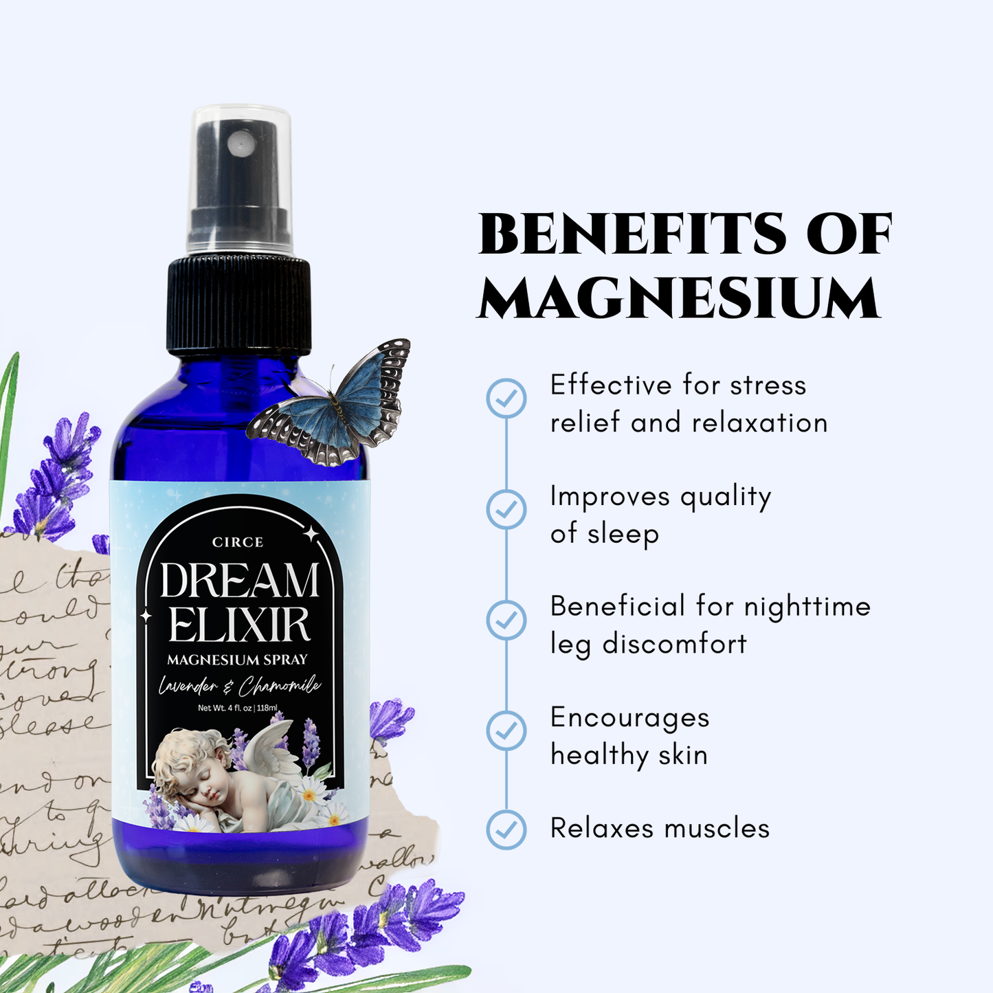 Dream Elixir - Lavender & Chamomile  - Magnesium Spray
