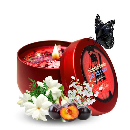 Do As I Say Love Spell Magic Candle: Red / Small 4oz