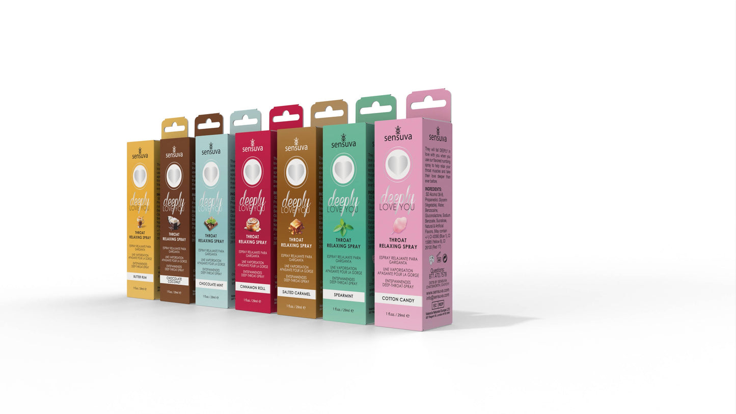 Deeply Love You Throat Relaxing Spray - Spearmint: Multi-Language(EN-ES-FR-DE)
